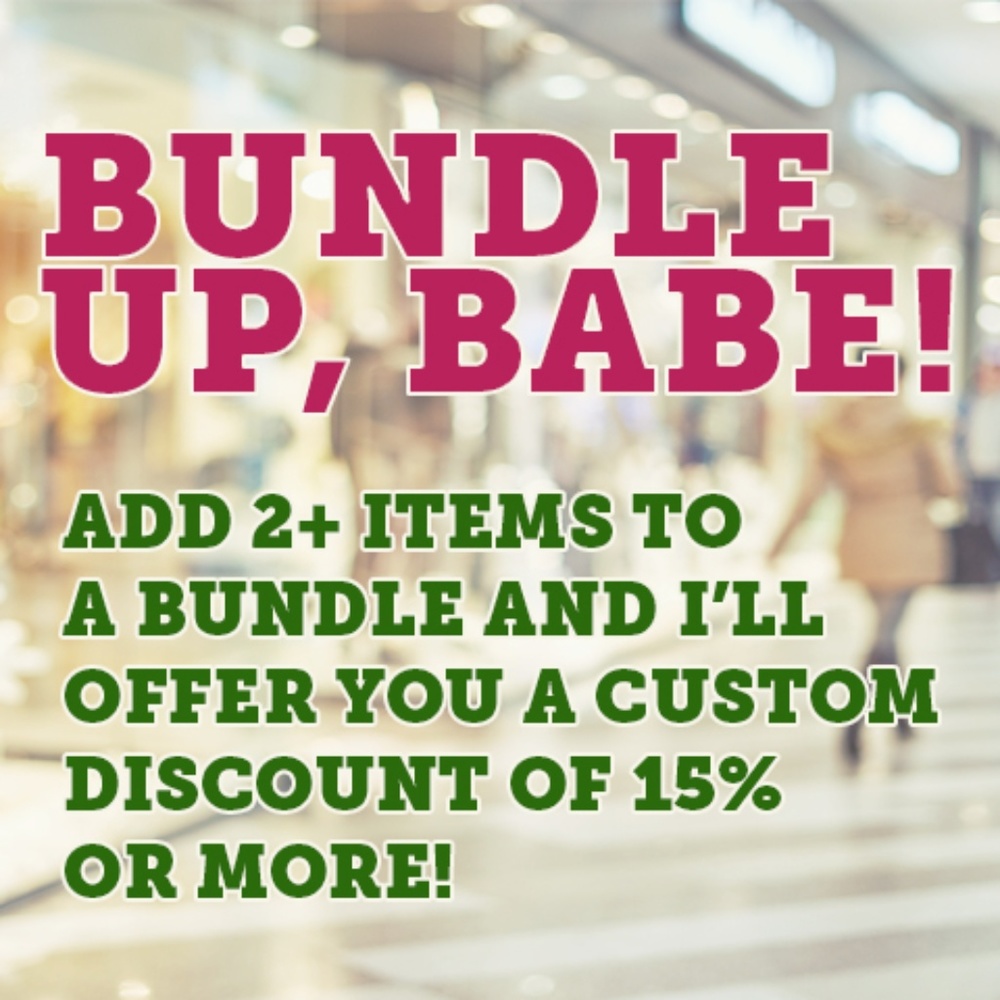 15% OFF OR MORE ON BUNDLES!